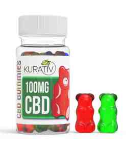 100mg CBD Gummy Bears – 5 pack/20mg ea... - Kurativ Cbd