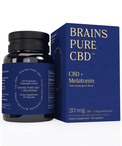 Brains Pure CBD + Melatonin Capsules - Orderdesk