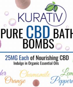 CBD Bath Bombs – 6 fragrances – 4 mi..., kurativ cbd