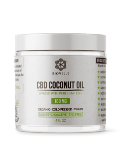 CBD Coconut Oil – 4oz/180mg - Biovelle Cbd