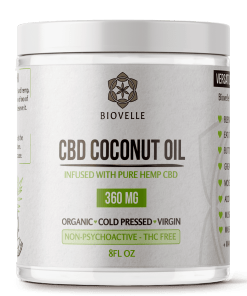 CBD Coconut Oil – 8oz/360mg - Biovelle Cbd