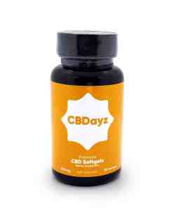 CBD Softgels with Curcumin 30ct 25mg - Cbdayz