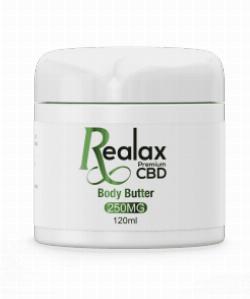 Realax CBD Body Butter – 250mg, realax cbd