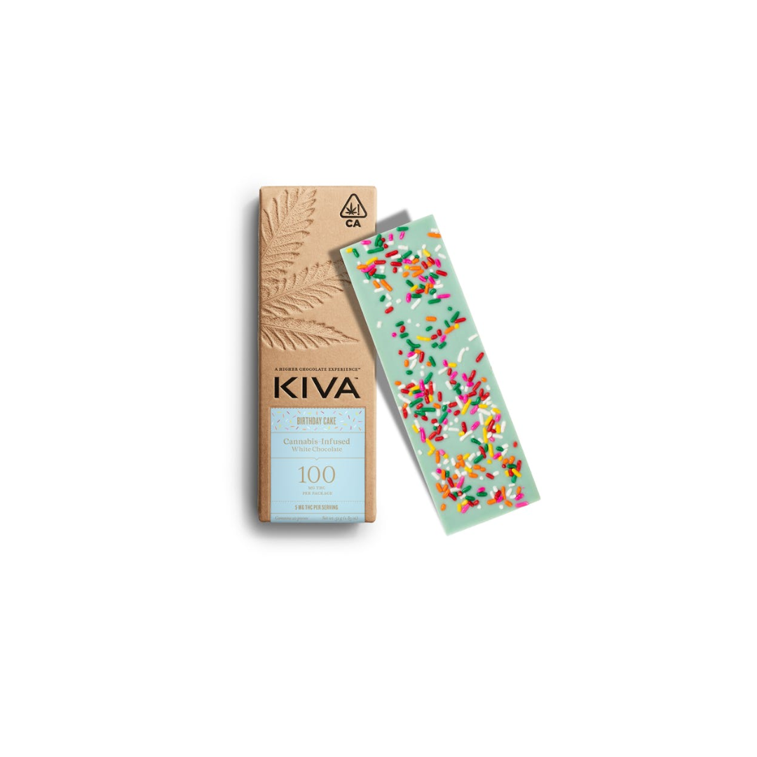 100MG White Chocolate Bar - KIVA