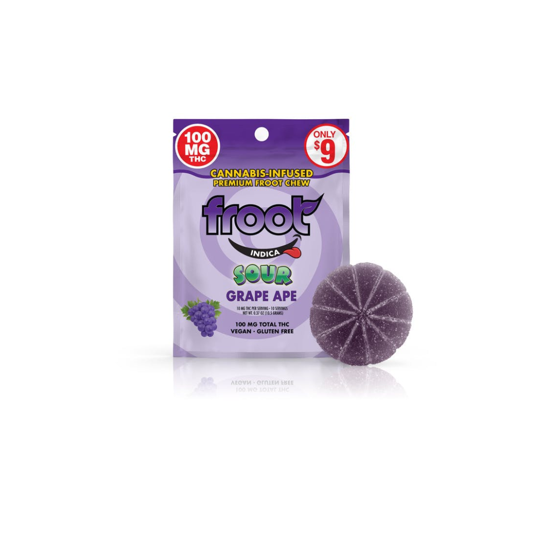 Sour Grape Single Gummy - Froot