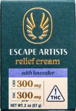 1:1 Lavender Relief Cream | ESCAPE ARTISTS | Recreational Marijuana 1:1 Lavender Relief Cream, escape artists