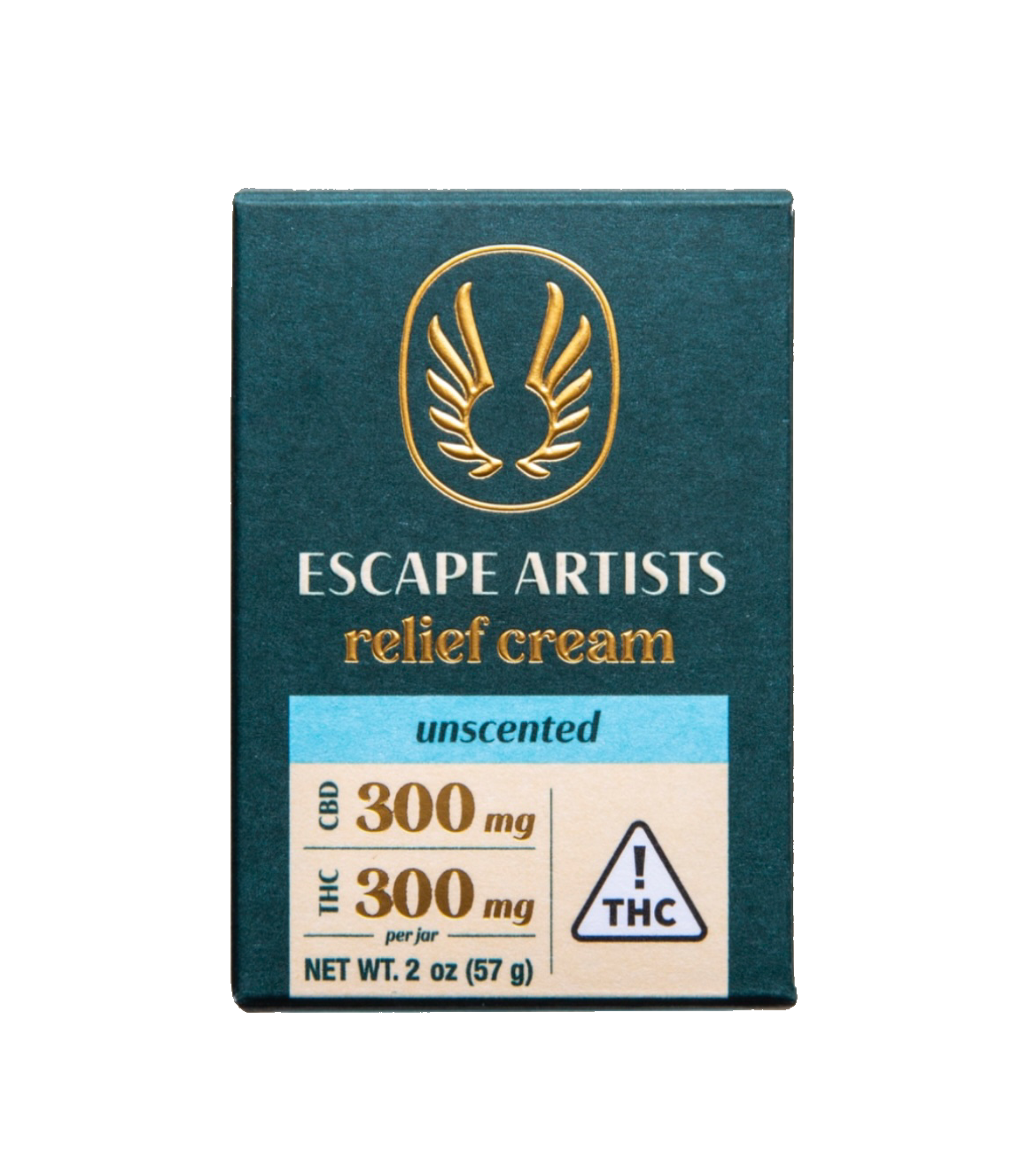 1:1 Unscented Relief Cream - Escape Artists