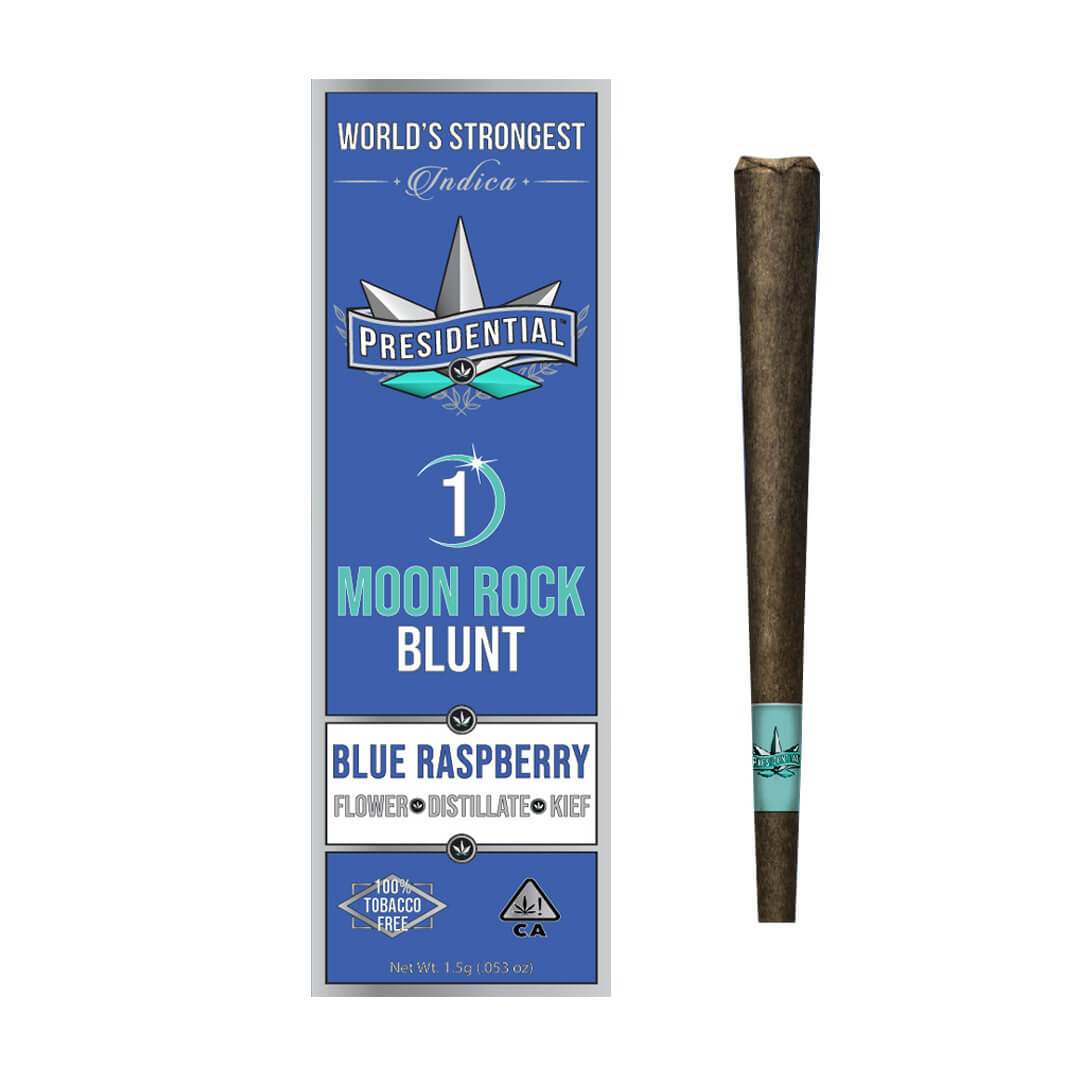 Blue Raspberry Moon Rock Blunt - Presidential