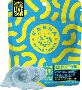 Blueberry Lemon Drop Hybrid Rosin Belts | KANHA | Recreational Marijuana Blueberry Lemon Drop Hybrid Rosin Belts, kanha