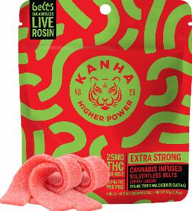 Cherry Limeade Sativa Rosin Belts | KANHA | Recreational Marijuana Cherry Limeade Sativa Rosin Belts, kanha
