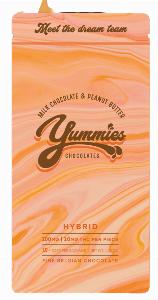 Hybrid Peanut Butter Milk Chocolate Bar | YUMMIES | Recreational Marijuana Hybrid Peanut Butter Milk Chocolate Bar, yummies