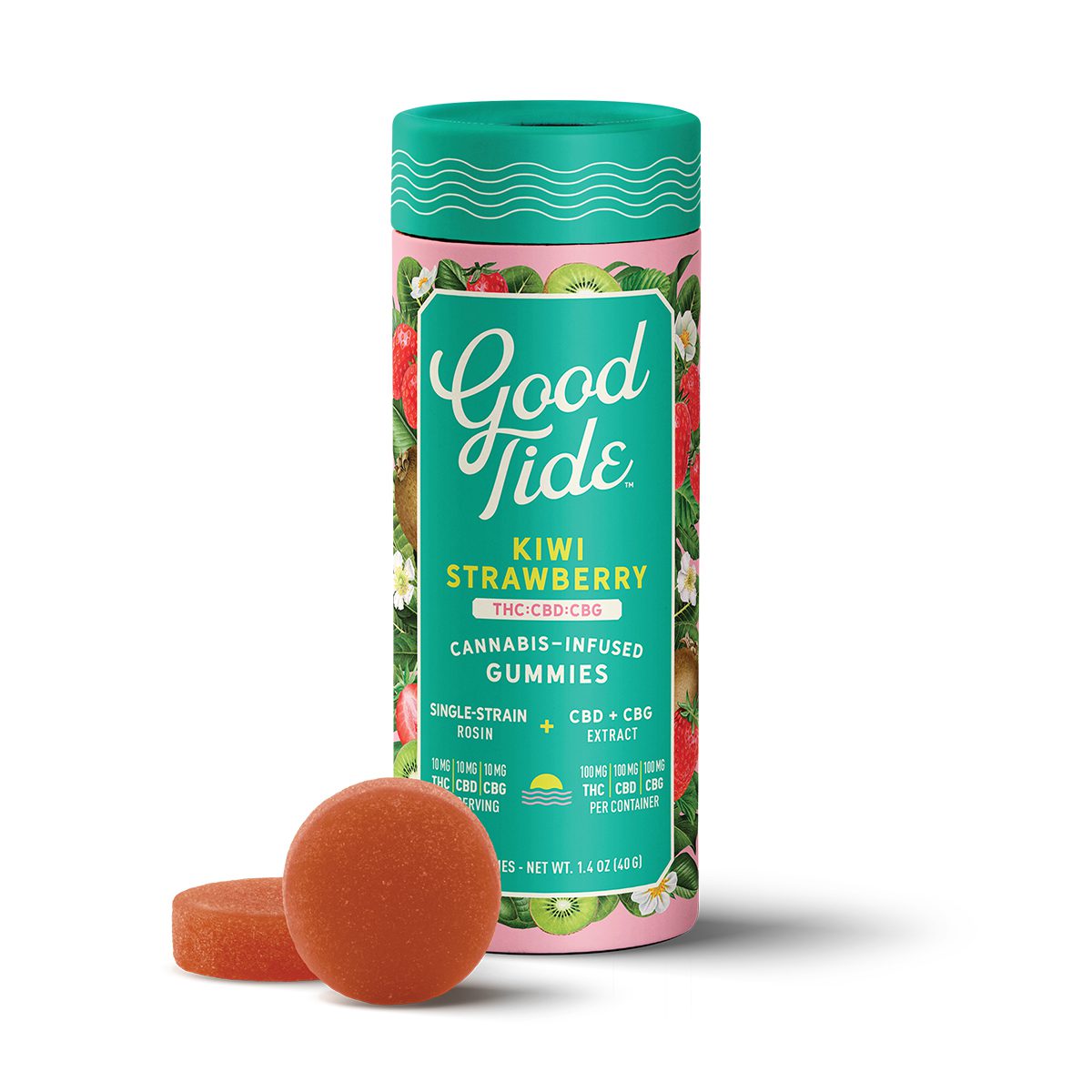 Kiwi Strawberry Solventless 1:1:1 Hash Rosin - Good Tide