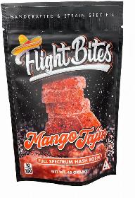 Mango Tajin Rosin Gummy Bites | FLIGHT BITES | Recreational Marijuana Mango Tajin Rosin Gummy Bites, flight bites