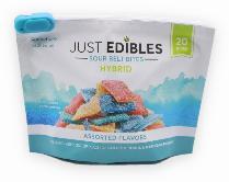 Quad Dro Sour Belt Bites, just edibles