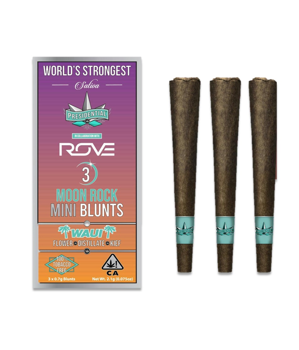 Rove: Waui Moon Rock Infused Mini Blunts - Presidential