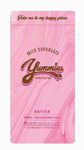 Sativa Milk Chocolate Bar | YUMMIES | Recreational Marijuana Sativa Milk Chocolate Bar, yummies