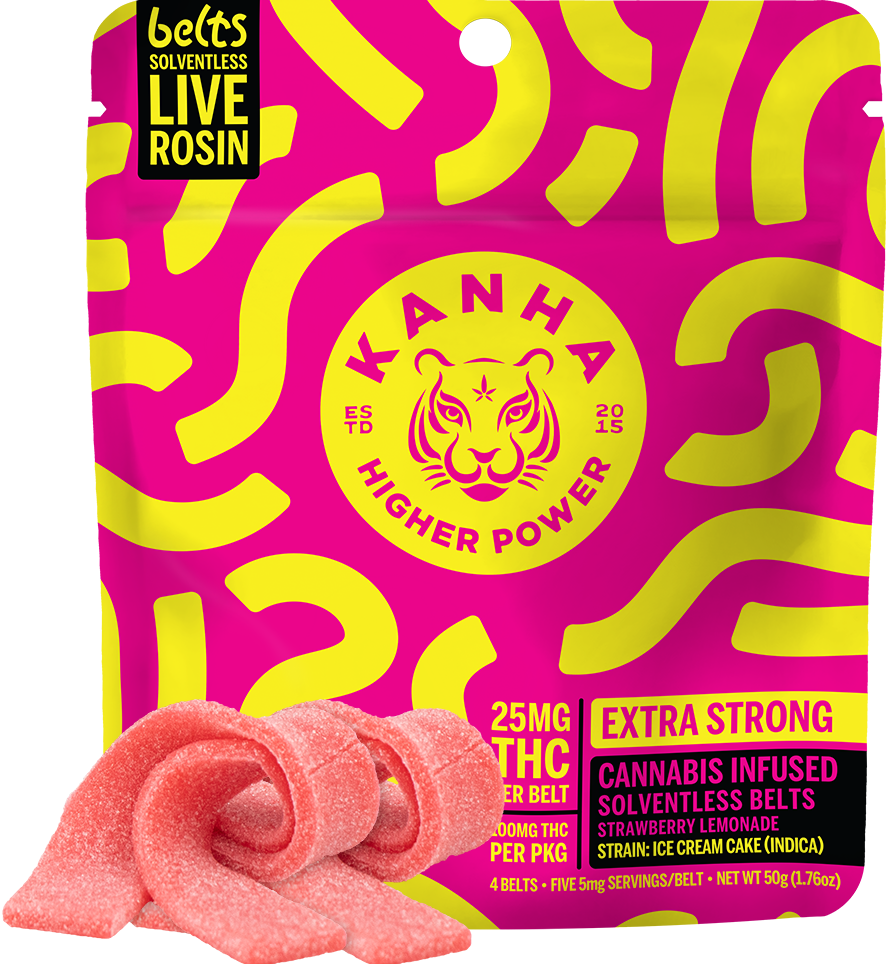 Strawberry Lemonade Indica Rosin Belts - Kanha