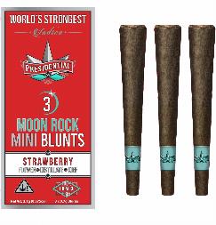 Strawberry Moon Rock Infused Mini Blunts | PRESIDENTIAL | Recreational Marijuana Strawberry Moon Rock Infused Mini Blunts, presidential
